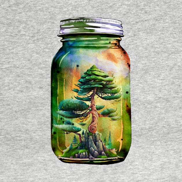 Whimsical Tree in Jar by ginkelmier@gmail.com